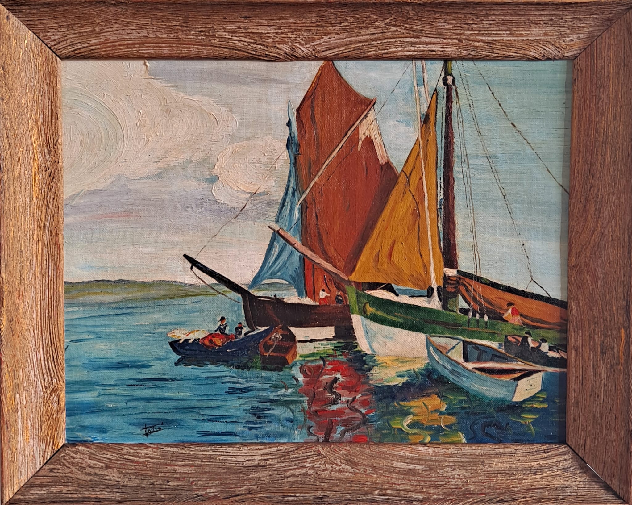 La vela roja