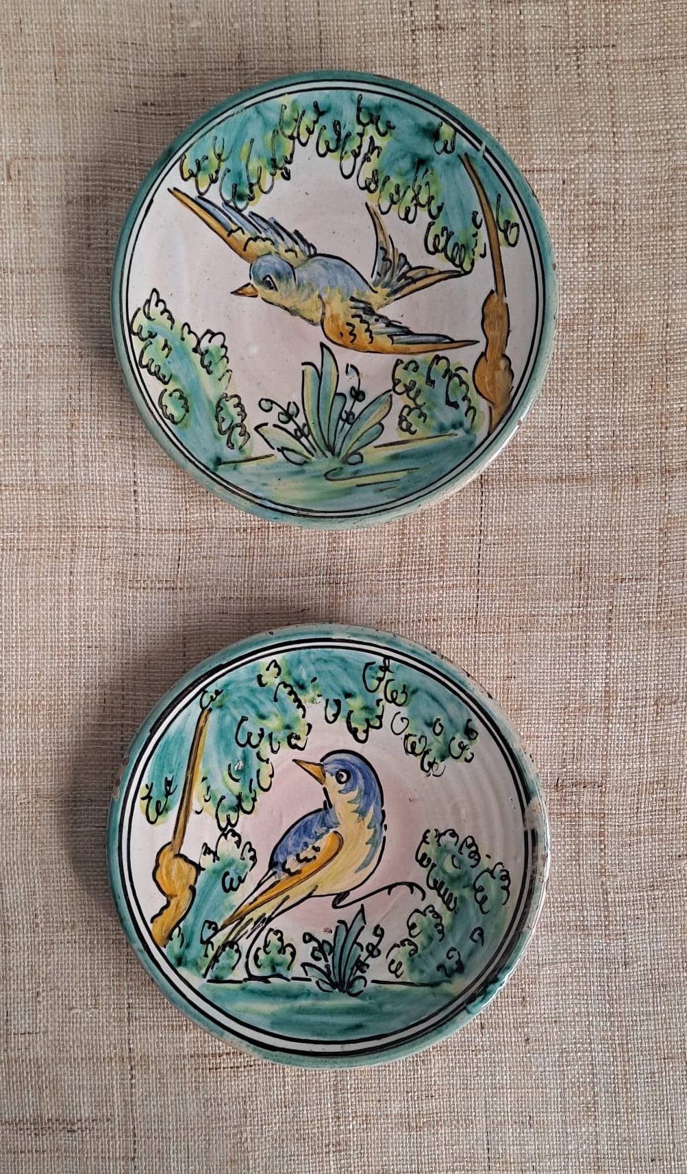 Pareja de platos de Puente del Arzobispo