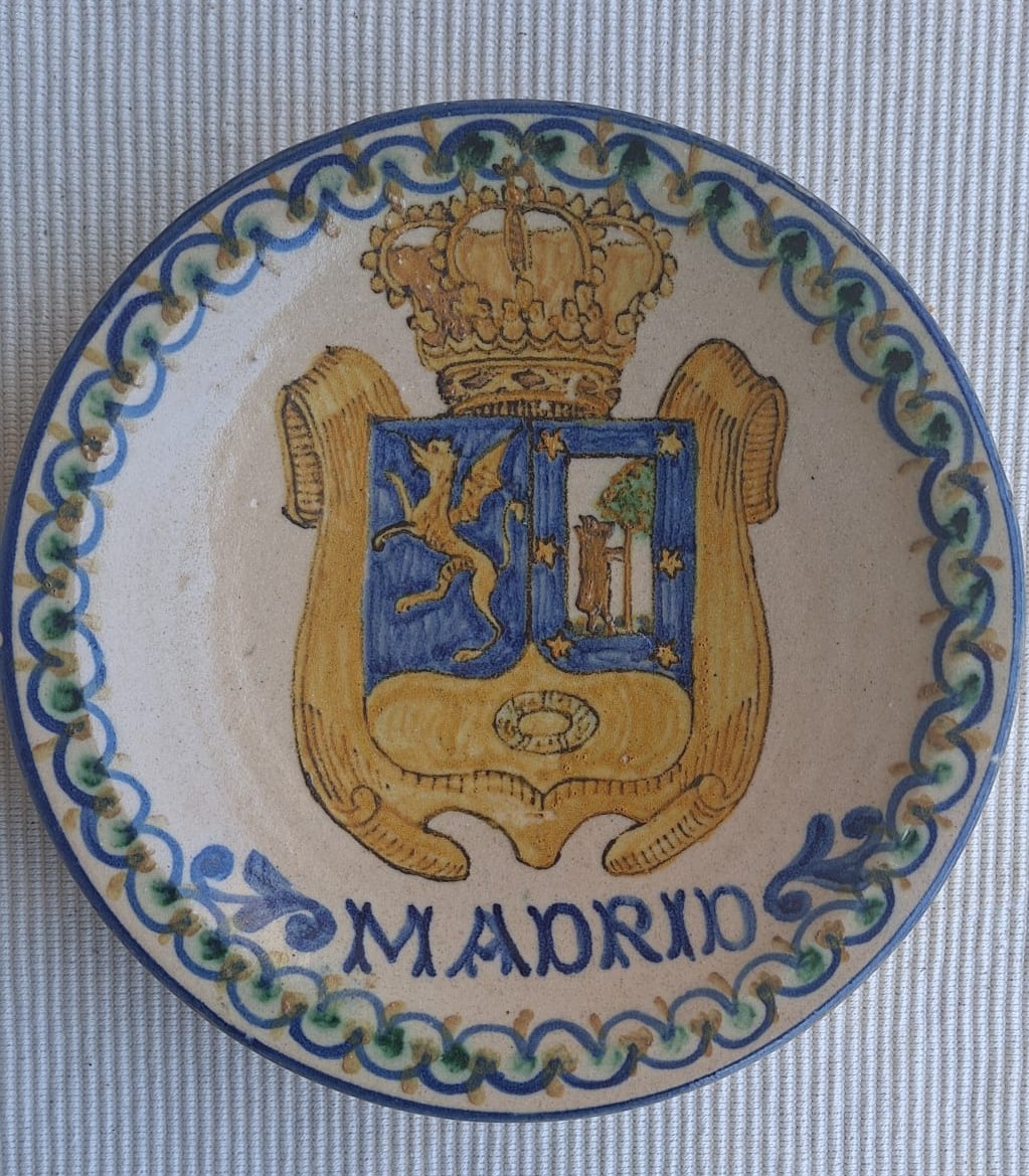Pequeño plato de cerámica - Madrid